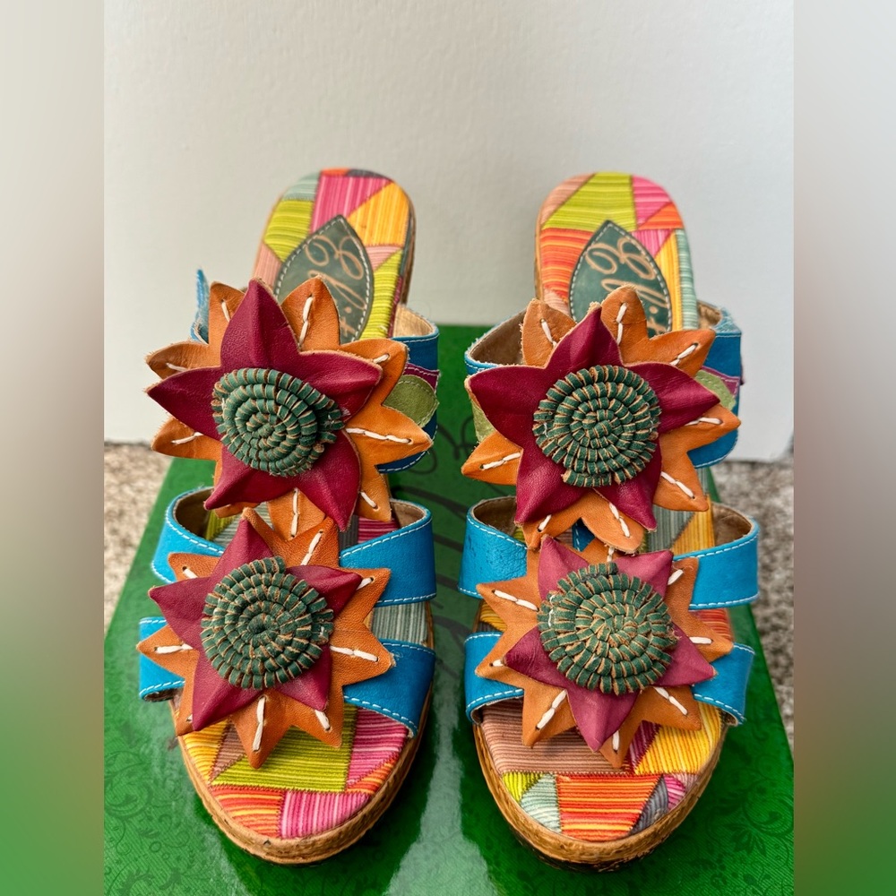 Vibrant Multicolor Floral Women's Sandals